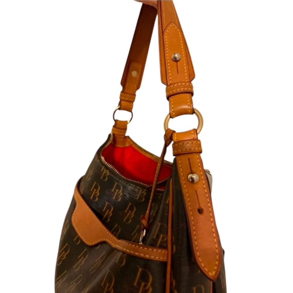 Dooney & Bourke Signature 1975 Logo Hobo Bag - Picture 4 of 14